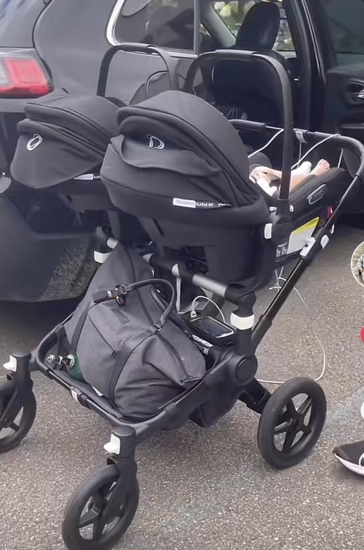 Bugaboo donkey twin store with car seats