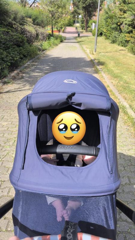 Bugaboo Kangaroo/Fox 5 breezy sun canopy Seaside blue | Bugaboo