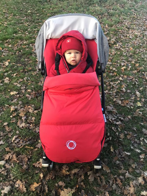 Bugaboo footmuff outlet red