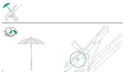 Bugaboo parasol+ Pine green | Bugaboo