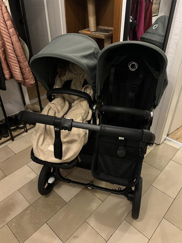 Bugaboo Donkey 5 Duo bassinet and seat stroller ミッドナイト
