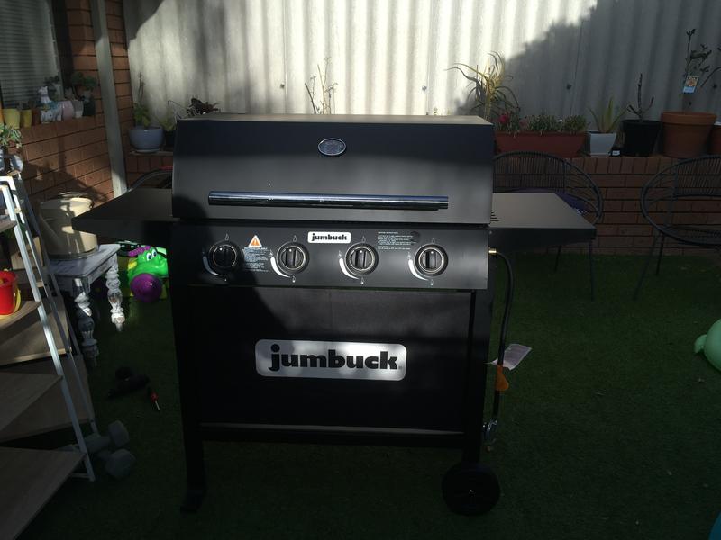 Jumbuck 4 burner outlet hooded portland bbq