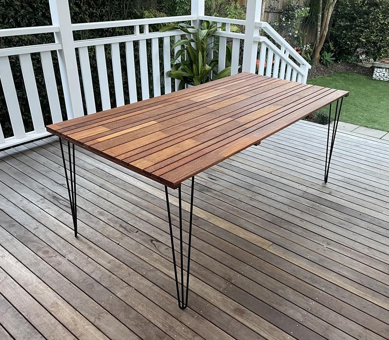 Hairpin table deals legs bunnings