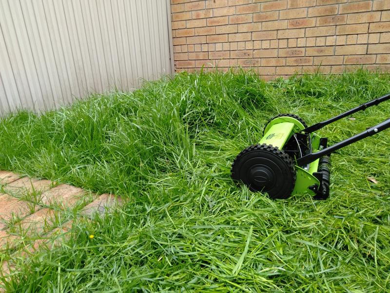 Bunnings discount manual mower