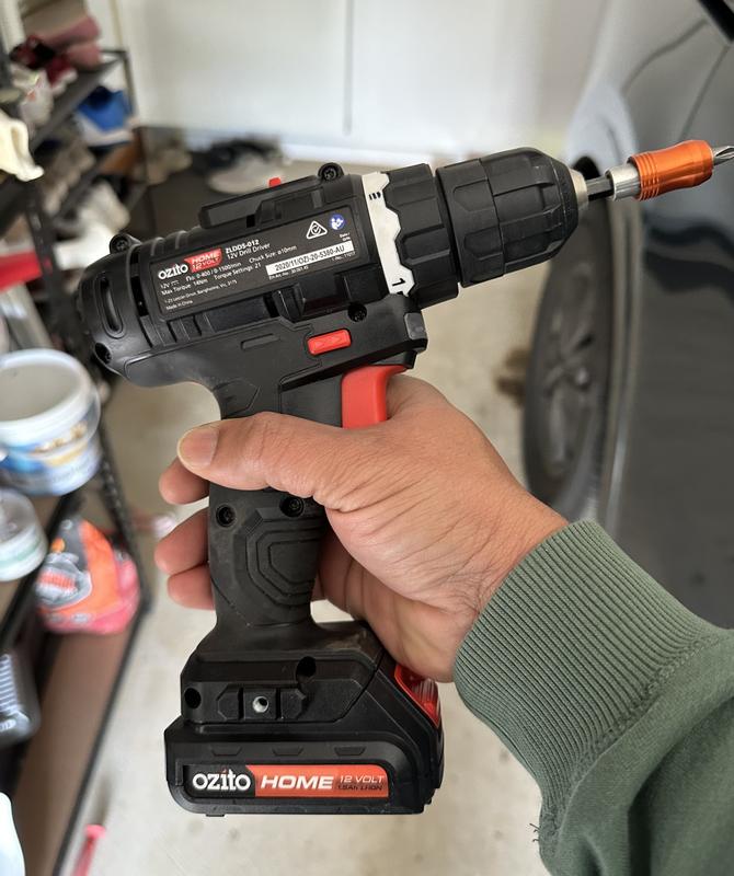 Ozito Home 12V Cordless Drill Driver Kit Bunnings Australia