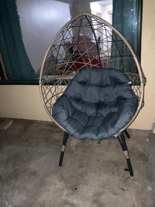 Egg hanging chair online bunnings