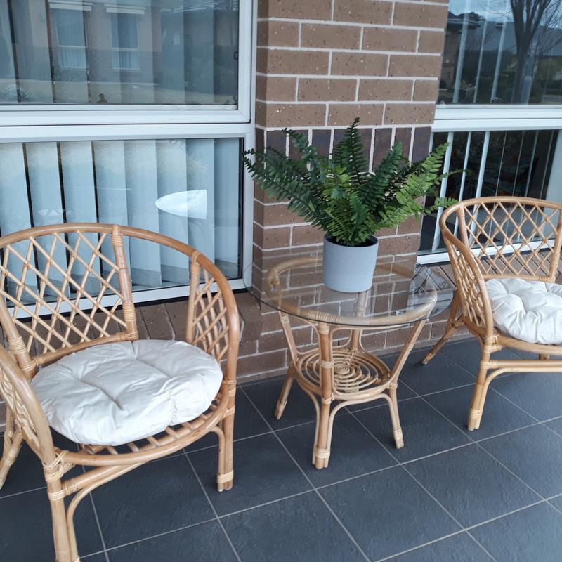 Bunnings malibu rattan online chair