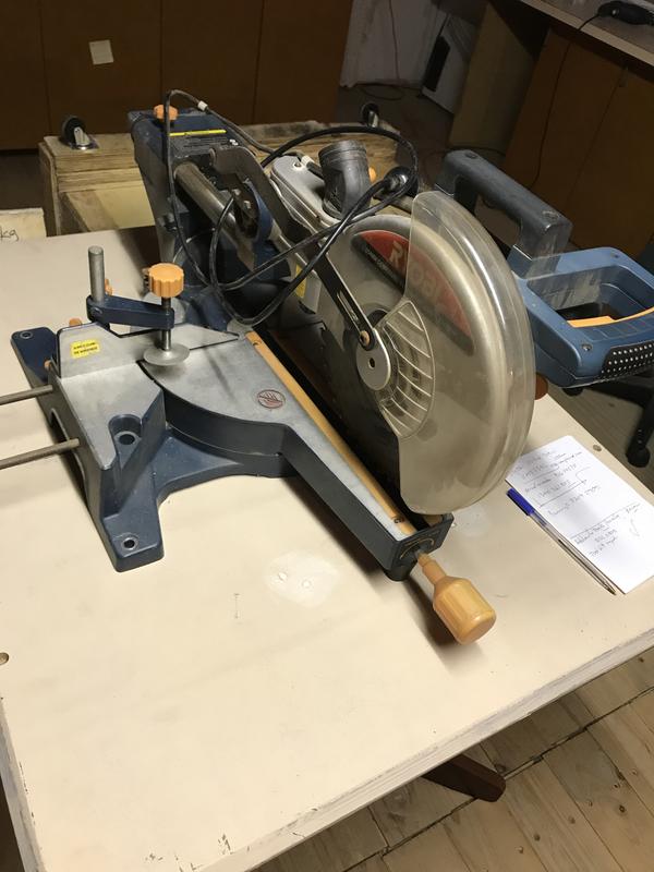 Ryobi 2000w 254mm dual store bevel sliding mitre saw