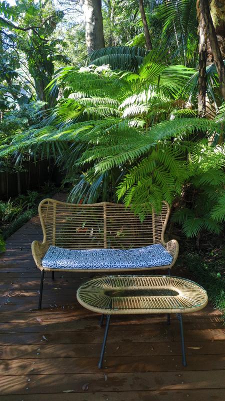 Mimosa Butterfly Wicker Bench Seat Bunnings Australia