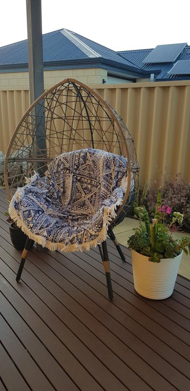 Egg hanging chair online bunnings