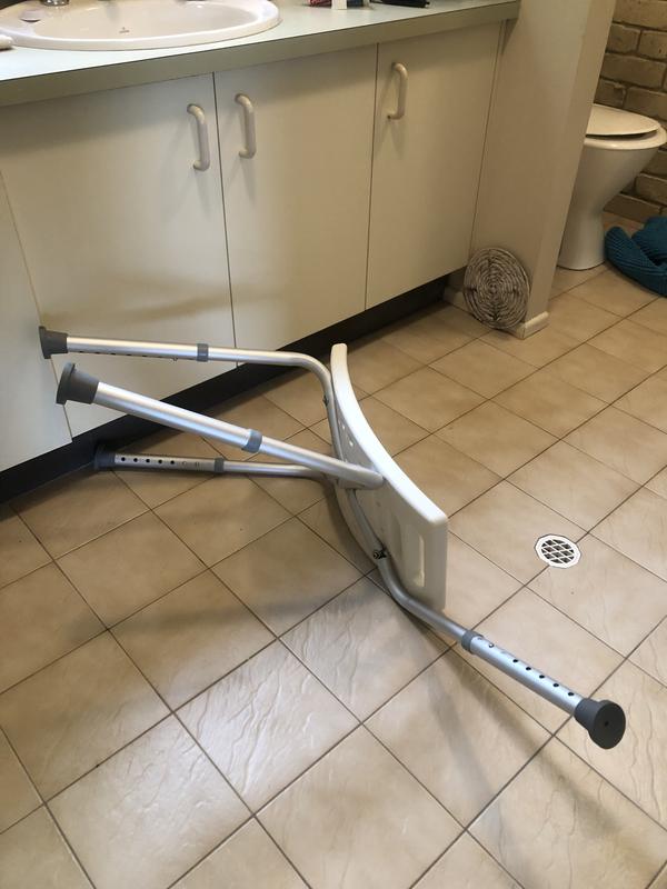 Estilo 50 x 48 x 30cm Shower Stool Bunnings Australia