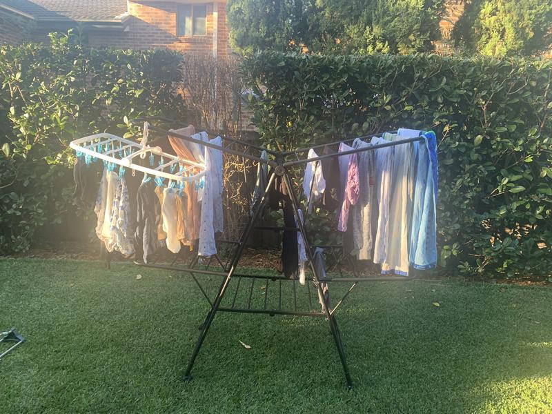 Outdoor clothes drying online rack bunnings