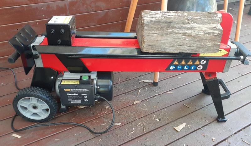 Homelite log on sale splitter bunnings