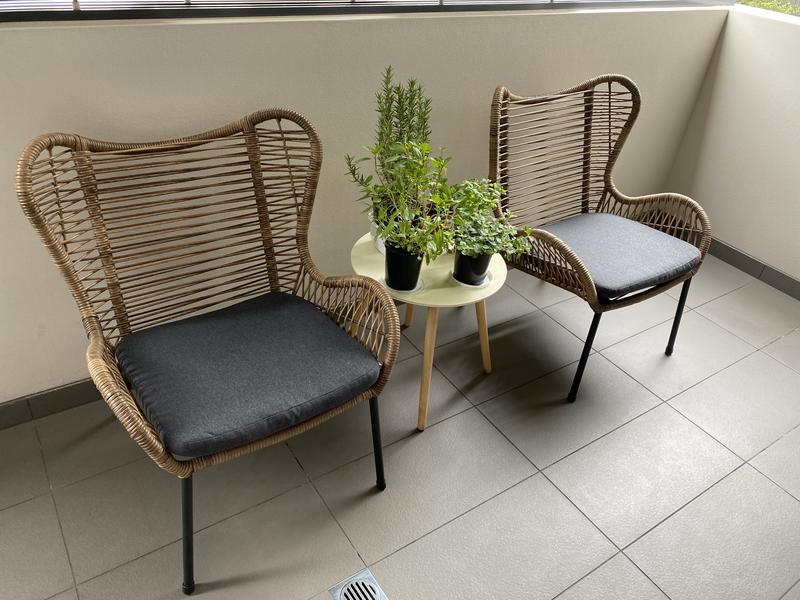 Mimosa Wicker Butterfly Chair 1 Seater Bunnings Australia