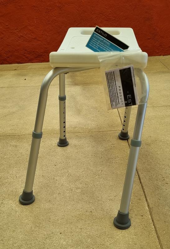 Estilo 50 x 48 x 30cm Shower Stool Bunnings Australia