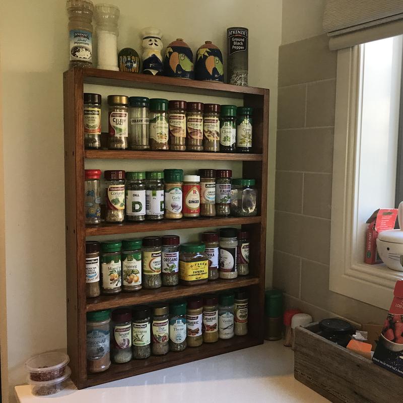 Kit Out Timber Spice Rack Bunnings Australia