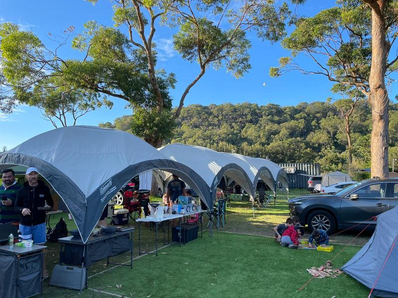 Coleman 4.2m x 4.2m Fast Pitch Portable Dome Gazebo Bunnings New Zealand