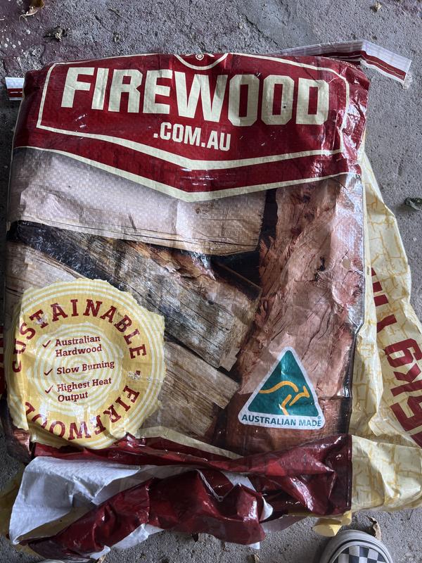 15kg Australian Hardwood Firewood Bunnings Australia