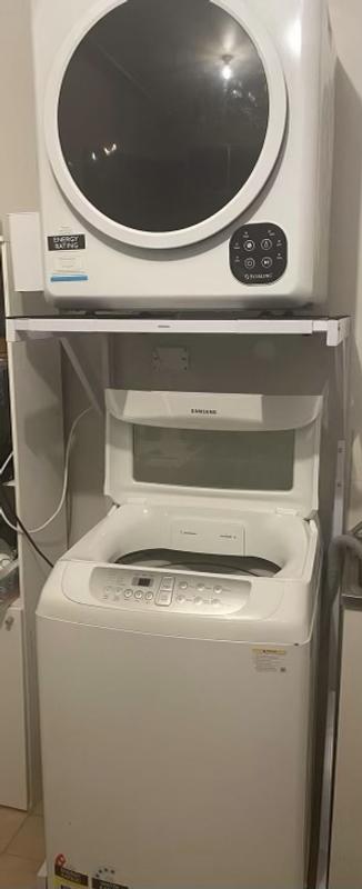 Dryer Stand: Portable Top or Front Loading Washer Machine and Dryer Holder  Shelf