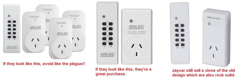 Arlec Remote Controlled Socket White 2 Pack