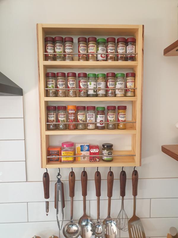 Kit Out Timber Spice Rack Bunnings Australia