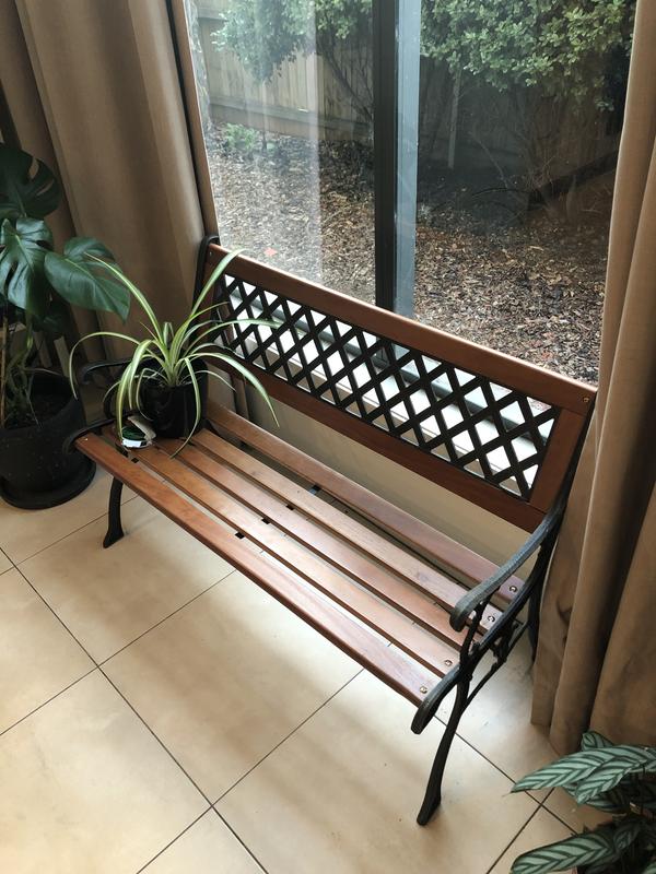 Cast iron bench seat bunnings sale