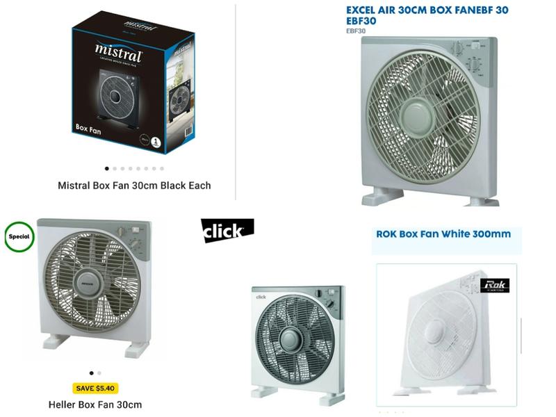 Ventilatore piatto Box Fan The Pure Factory 30cm