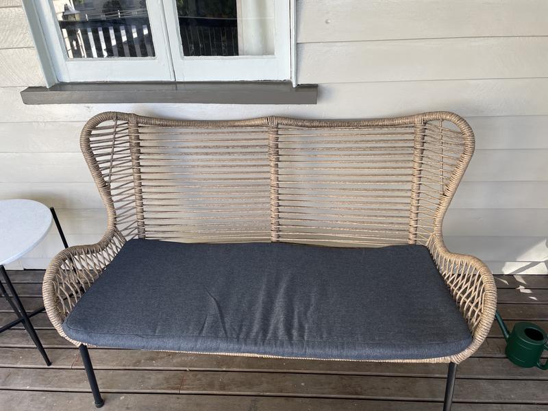 Mimosa butterfly discount wicker bench seat