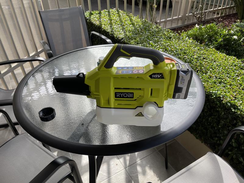 Using ryobi fogger to disinfect hot sale