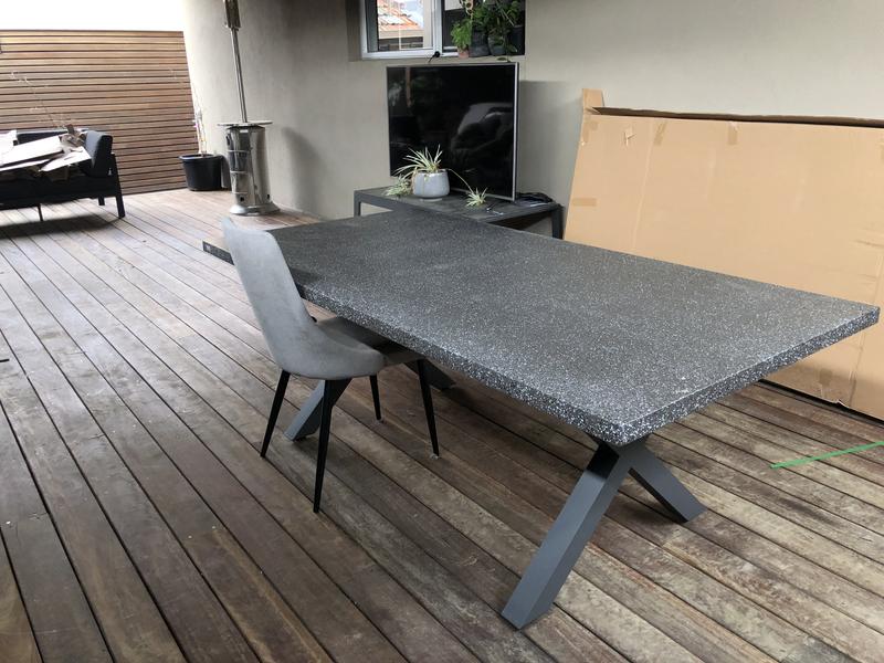 Mimosa copenhagen deals concrete dining table