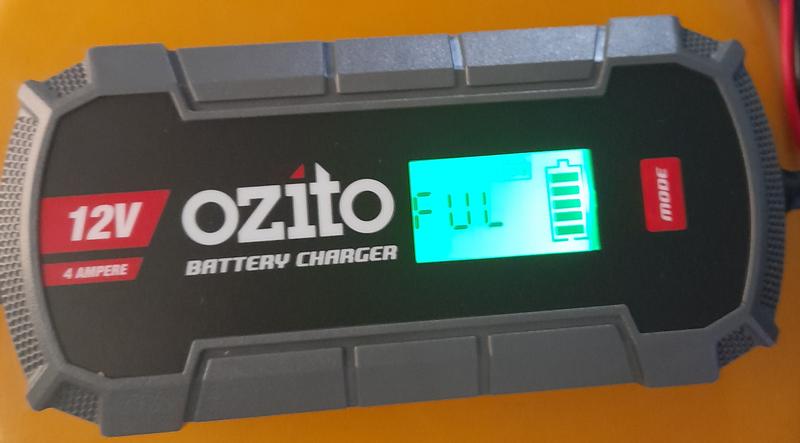 Ozito 12V 4 Amp Battery Charger Bunnings Australia