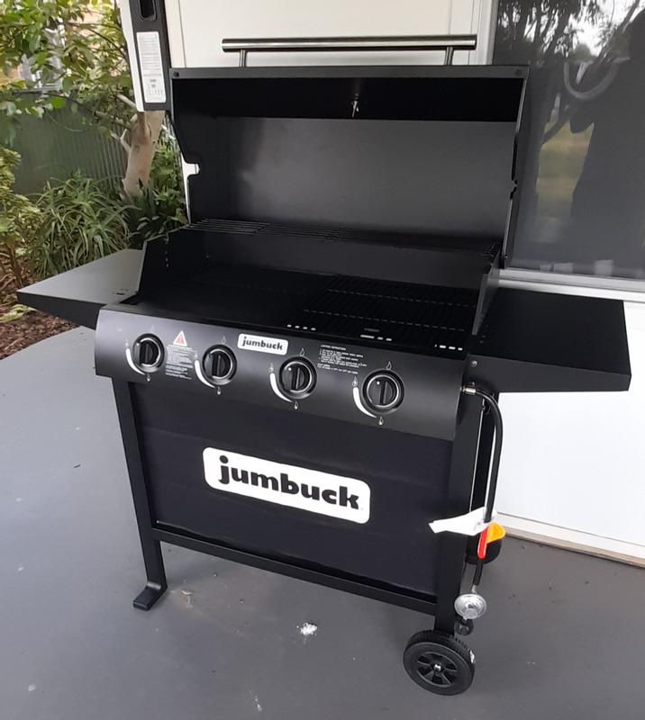 Jumbuck 4 burner hooded portland bbq sale