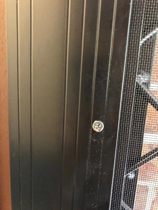Adjusta-Fit 800-850 x 2000-2050mm Black Right Hinge Adjustable Aluminium  Security Door - Black - Bunnings Australia