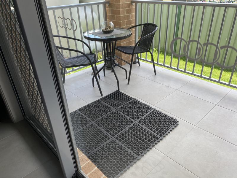 91 x 91cm Interlocking Rubber Mat - Bunnings Australia