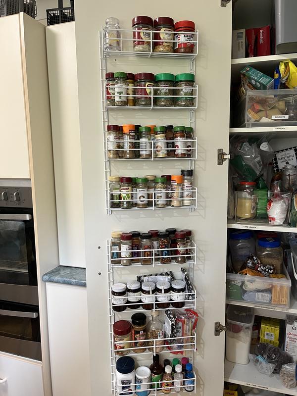 Practa Solutions White Adjustable Spice Rack Bunnings Australia