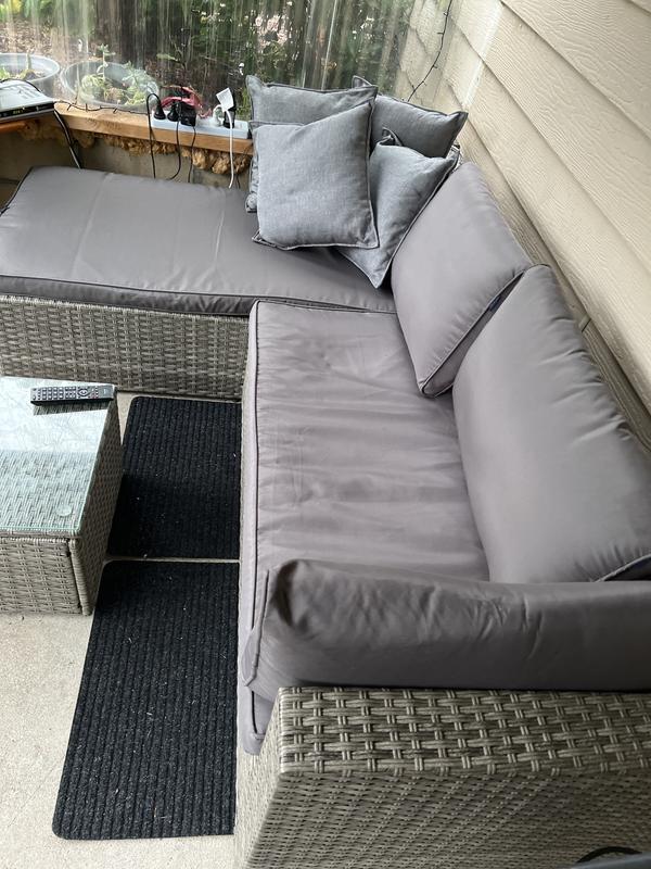 Marquee Piece Bayfield Wicker Corner Sofa Bunnings New Zealand