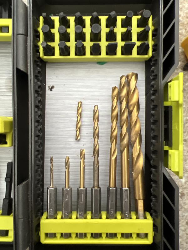 Bunnings ryobi drill online bit set