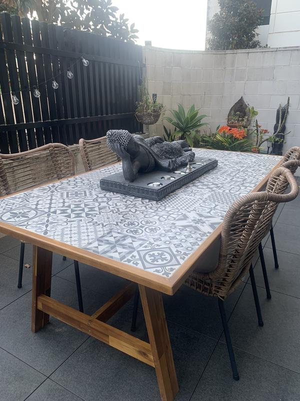 Bunnings mosaic table and chairs sale