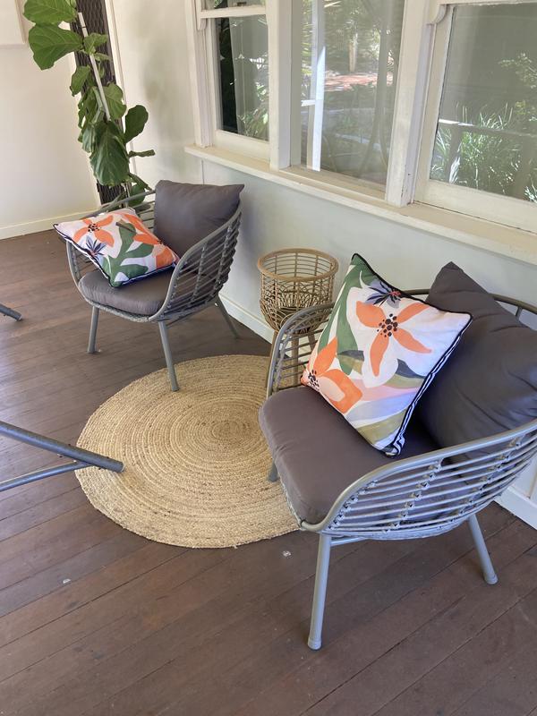 Marquee Bayfield Wicker Half Egg Chair Bunnings Australia