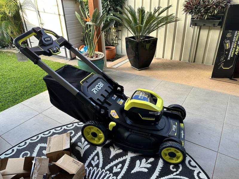 Ryobi lawn mower 36v review hot sale