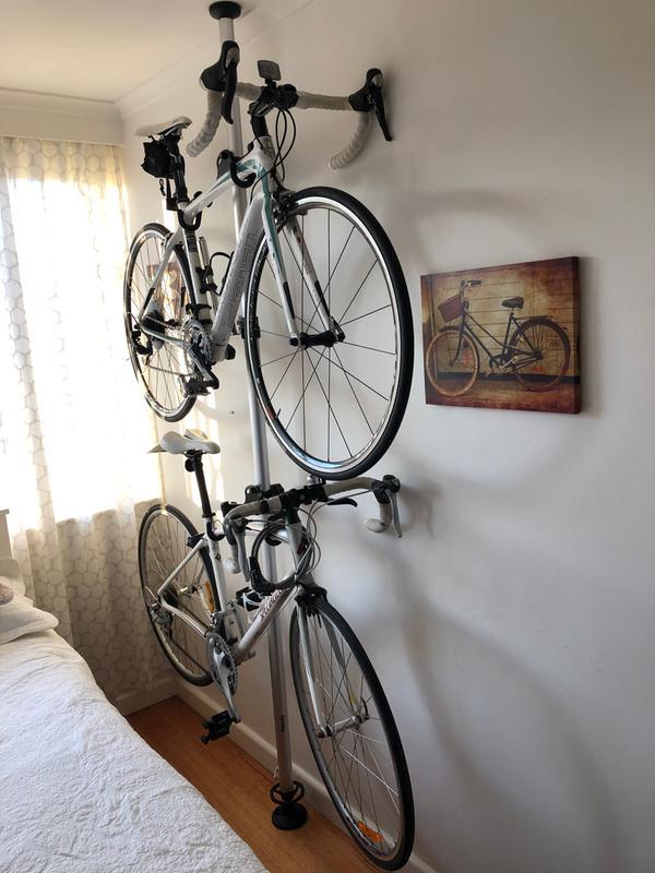 Handy Storage Floor To Ceiling Bike Stand Bunnings Australia