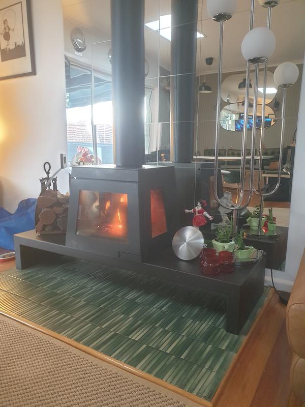 Scandia Edge 50 Radiant Indoor Wood Heater - Bunnings Australia
