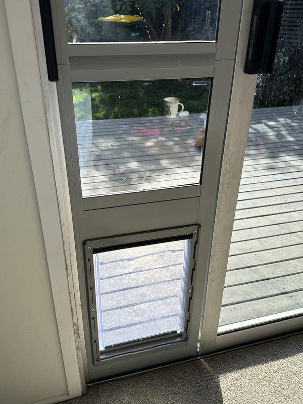 Hartman 385 x 270mm Large Pet Door For Patio And Sliding Doors Bunnings New Zealand
