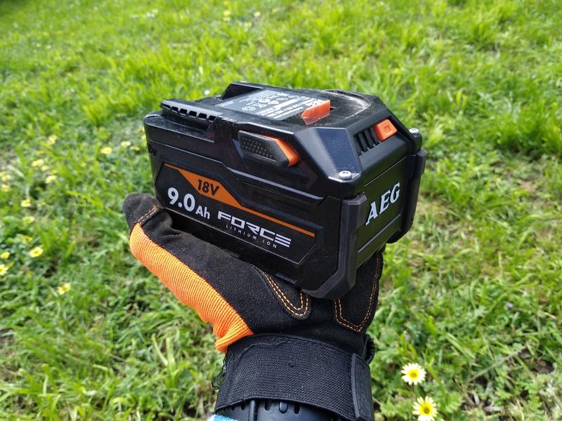 Aeg 18v battery online homebase