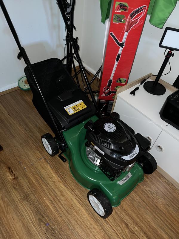 Cheetah cut and catch lawn online mower