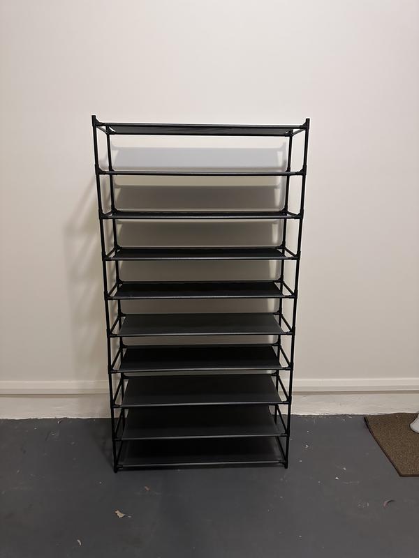 Simplify 10 Tier 50 Pair Shoe Rack