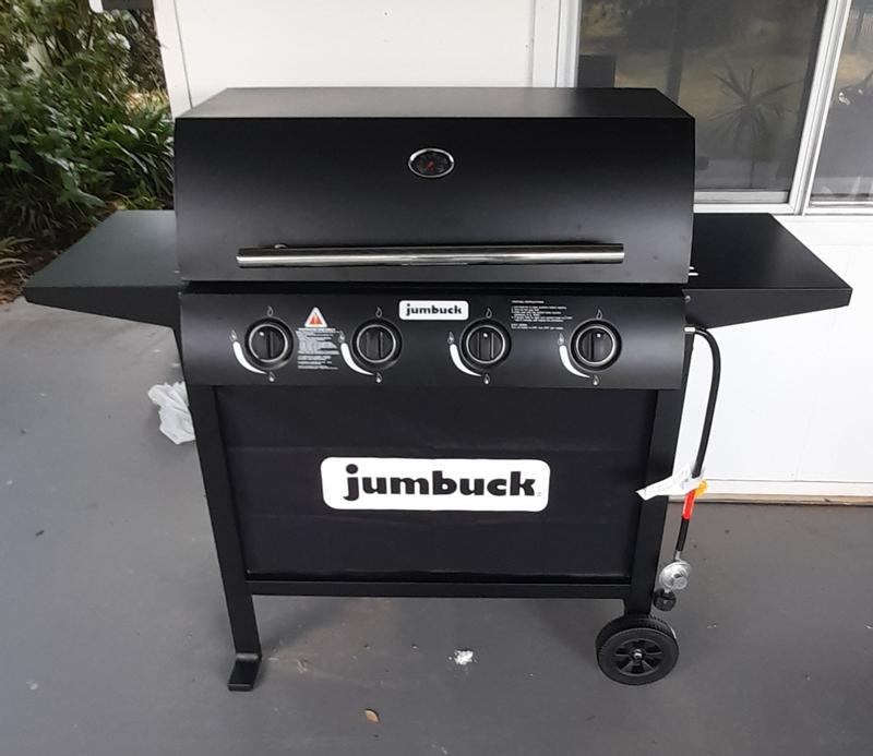 Jumbuck 4 Burner Hooded Portland BBQ Bunnings New Zealand