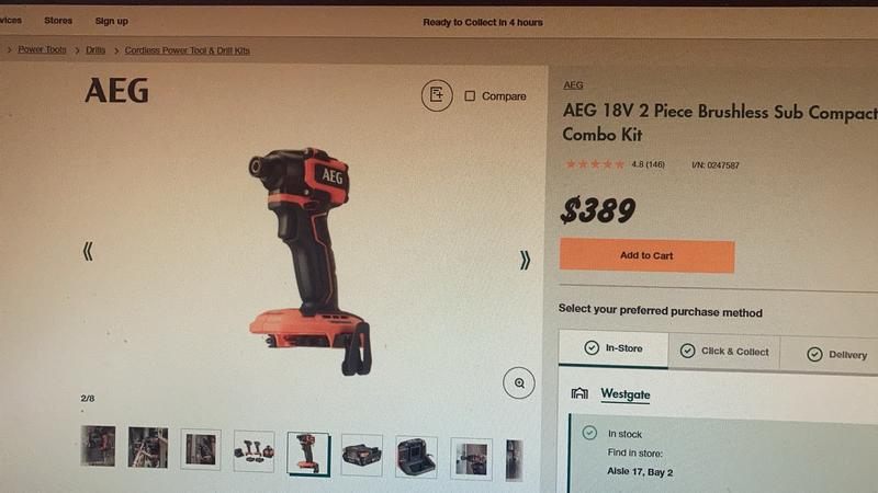 AEG 18V Brushless Sub Compact Range - The Tradie Magazine