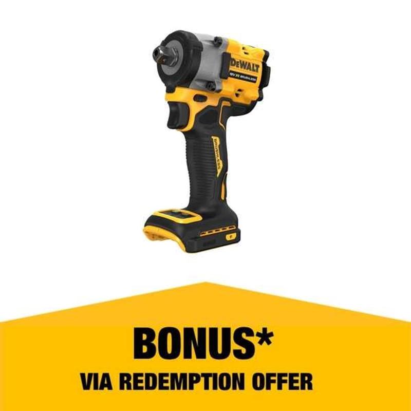 DeWALT 18V XR Compact Impact Wrench Detent Pin Skin Only Bunnings Australia