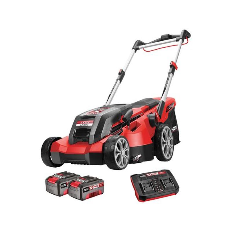 Ozito PXC 36V 2 x 18V 370mm Cordless Telescopic Lawn Mower Kit PXLMTK 4182